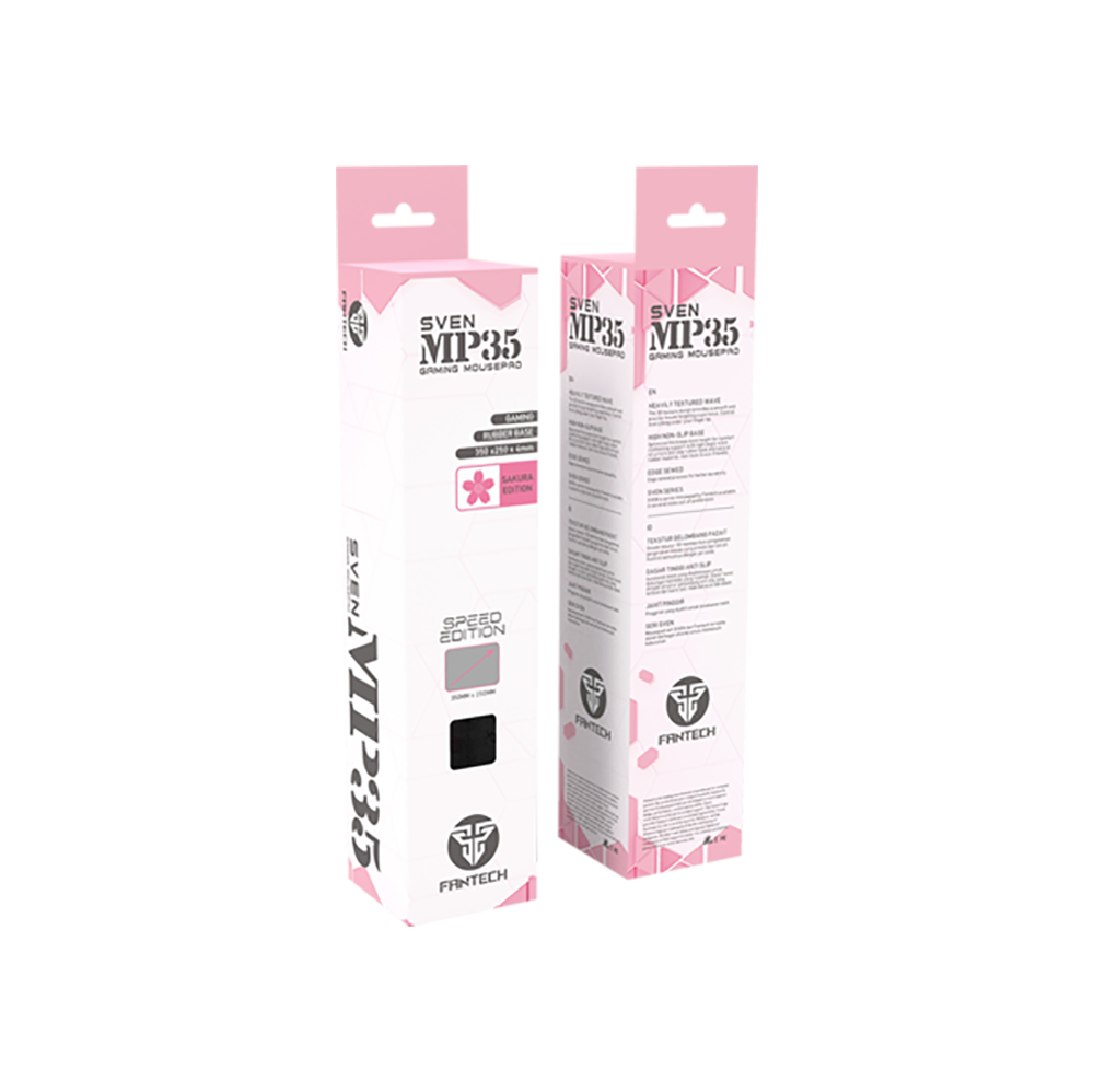 Fantech Non-Slip Rubber Mousepad-Sakura Pink (MP35)